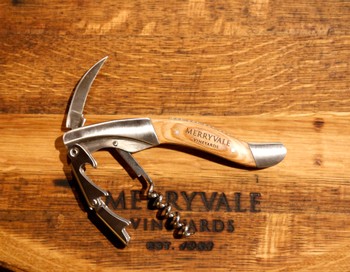 Merryvale Branded Wood-accented Corkscrew